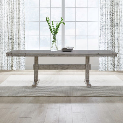 Hallendale - Trestle Table - Gravel Wash