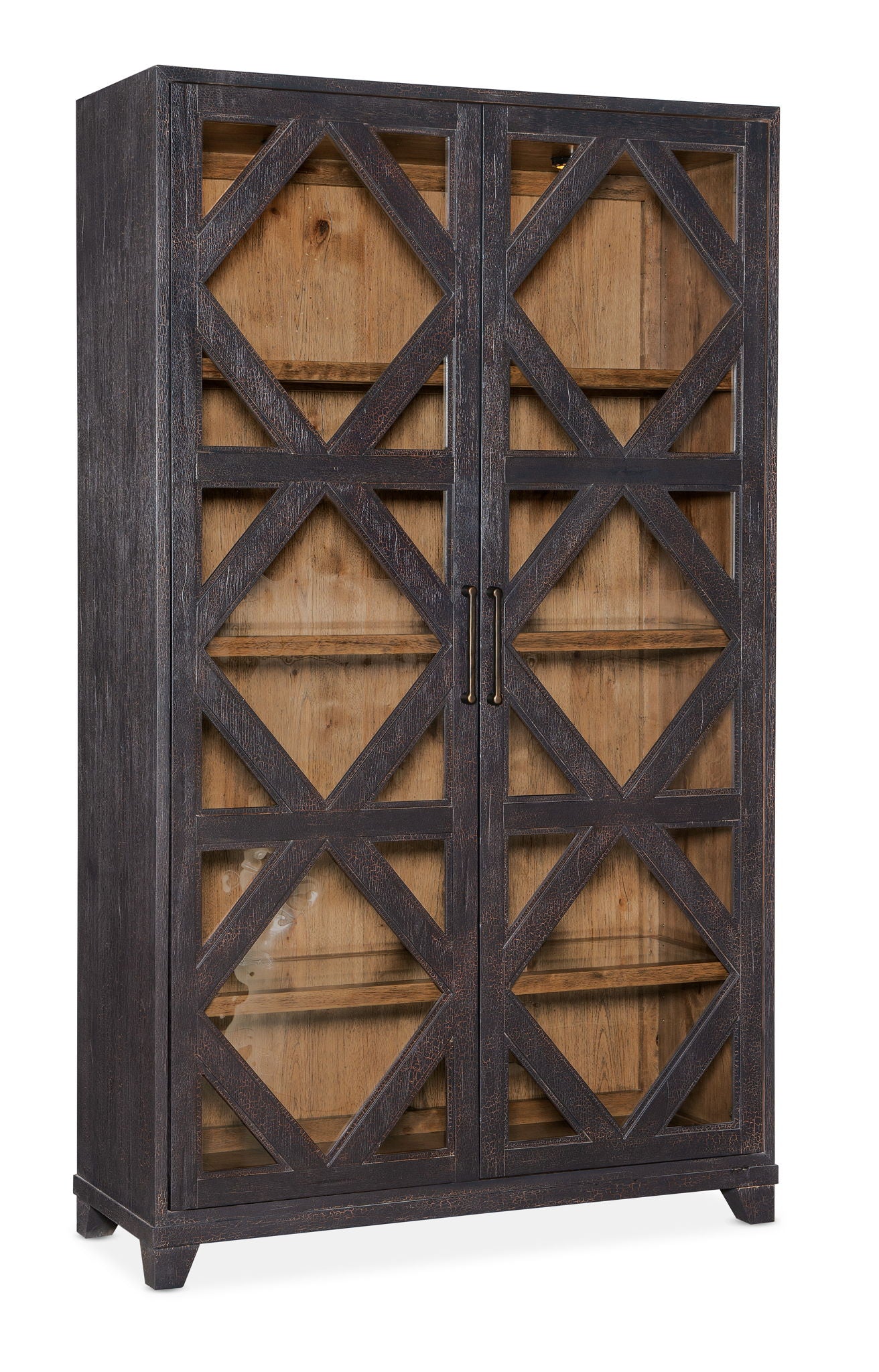Big Sky - Display Cabinet - Black / Light Brown