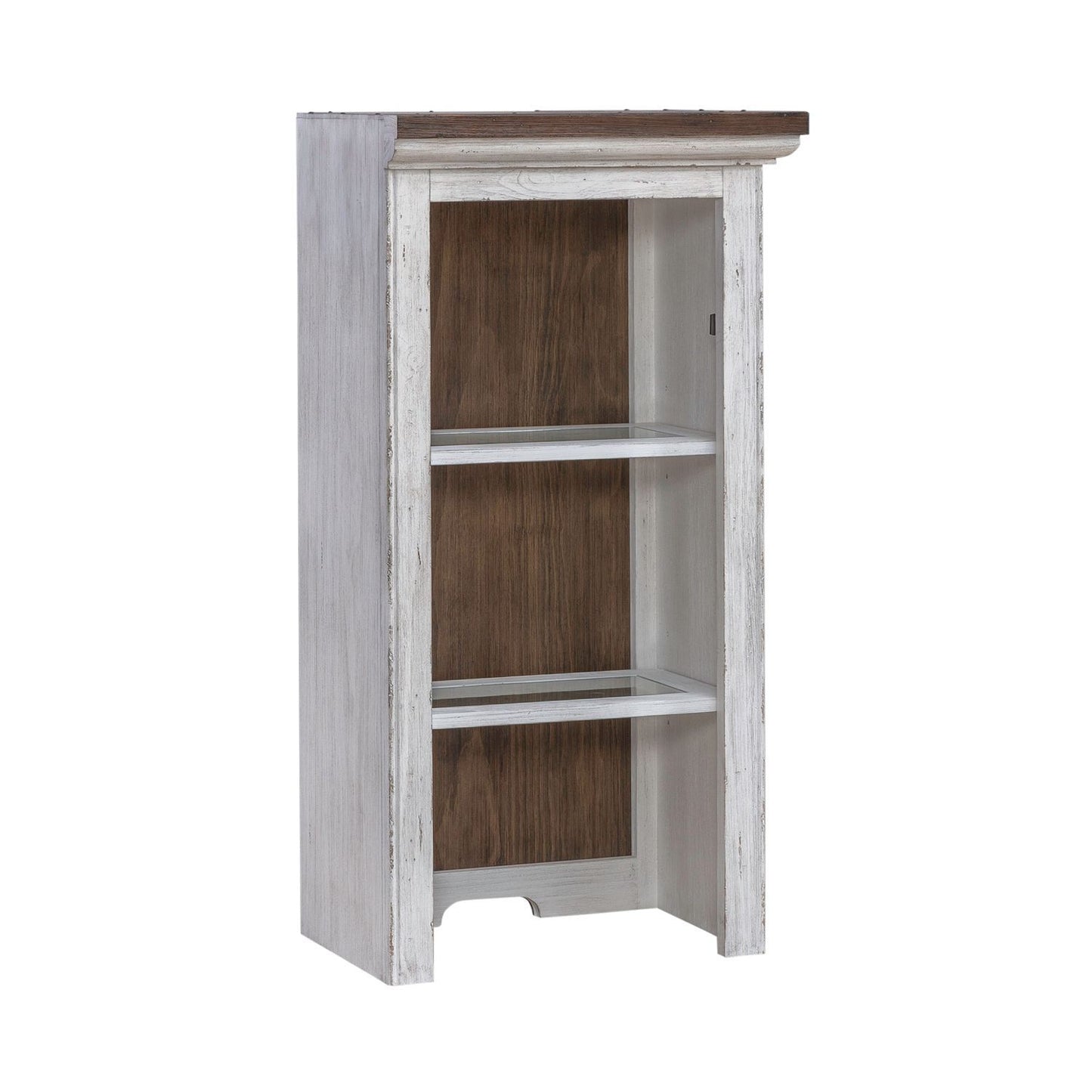 River Place - Right Pier Top - Riverstone White & Tobacco