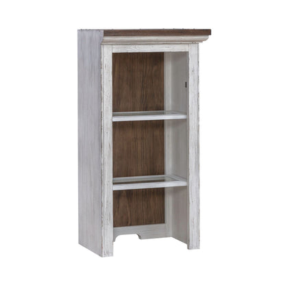 River Place - Right Pier Top - Riverstone White & Tobacco