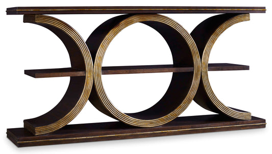 Melange - Presidio Console Table - Dark Brown