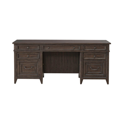 Paradise Valley - Executive Credenza - Saddle Brown
