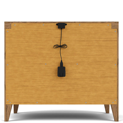 Halbrooke - 3 Drawer Nightstand - Light Brown