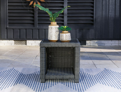 Elite Park - Square End Table - Gray