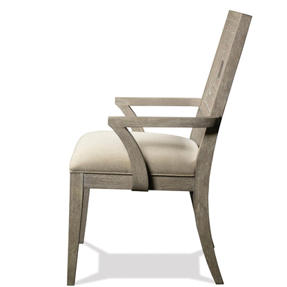 Cascade - Upholstered Wood Back Arm Chair (Set of 2)