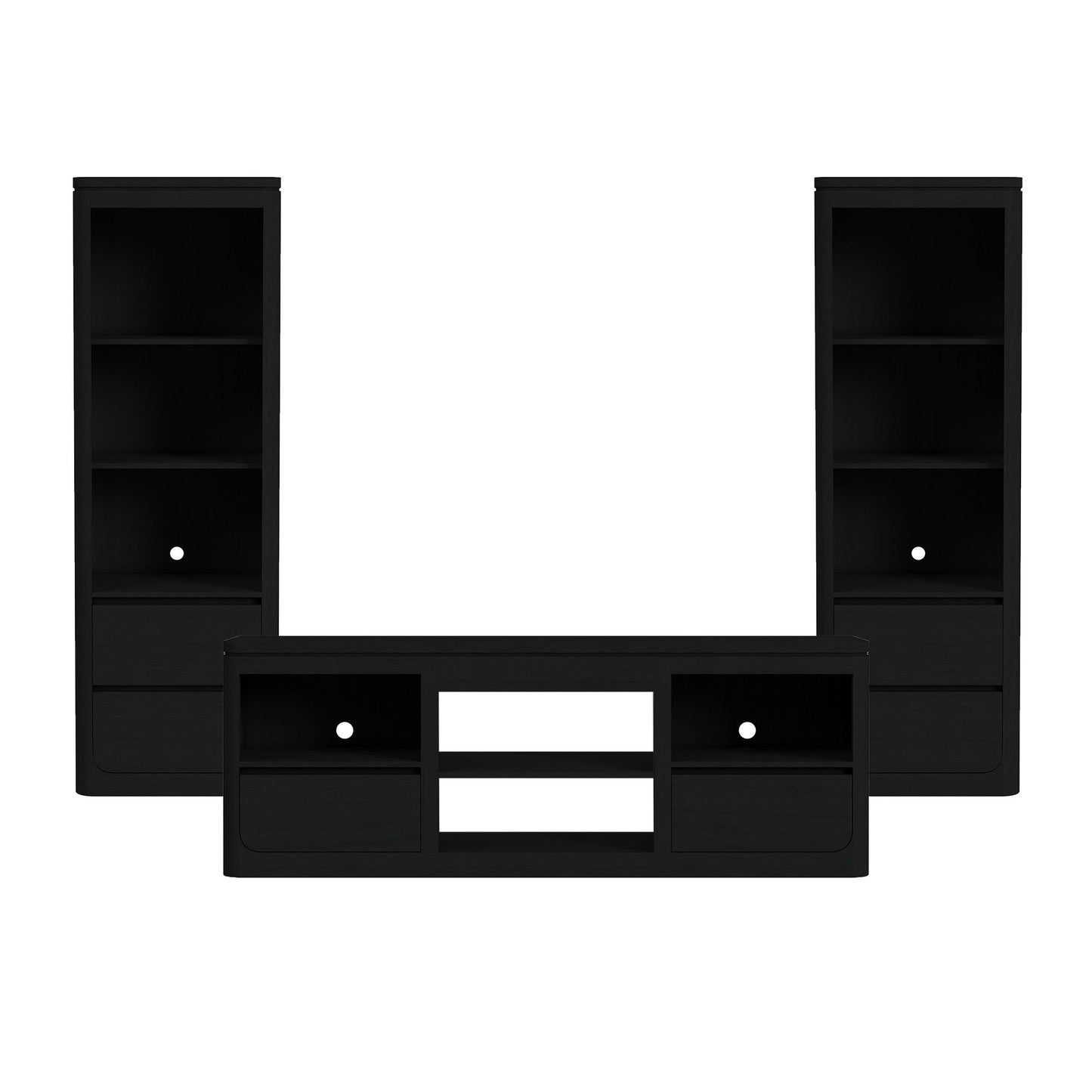 Rosalie - 3 Piece Entertainment Unit With 71" TV Console