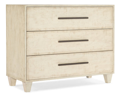 Melange - Saffron 3-Drawer Chest - Beige