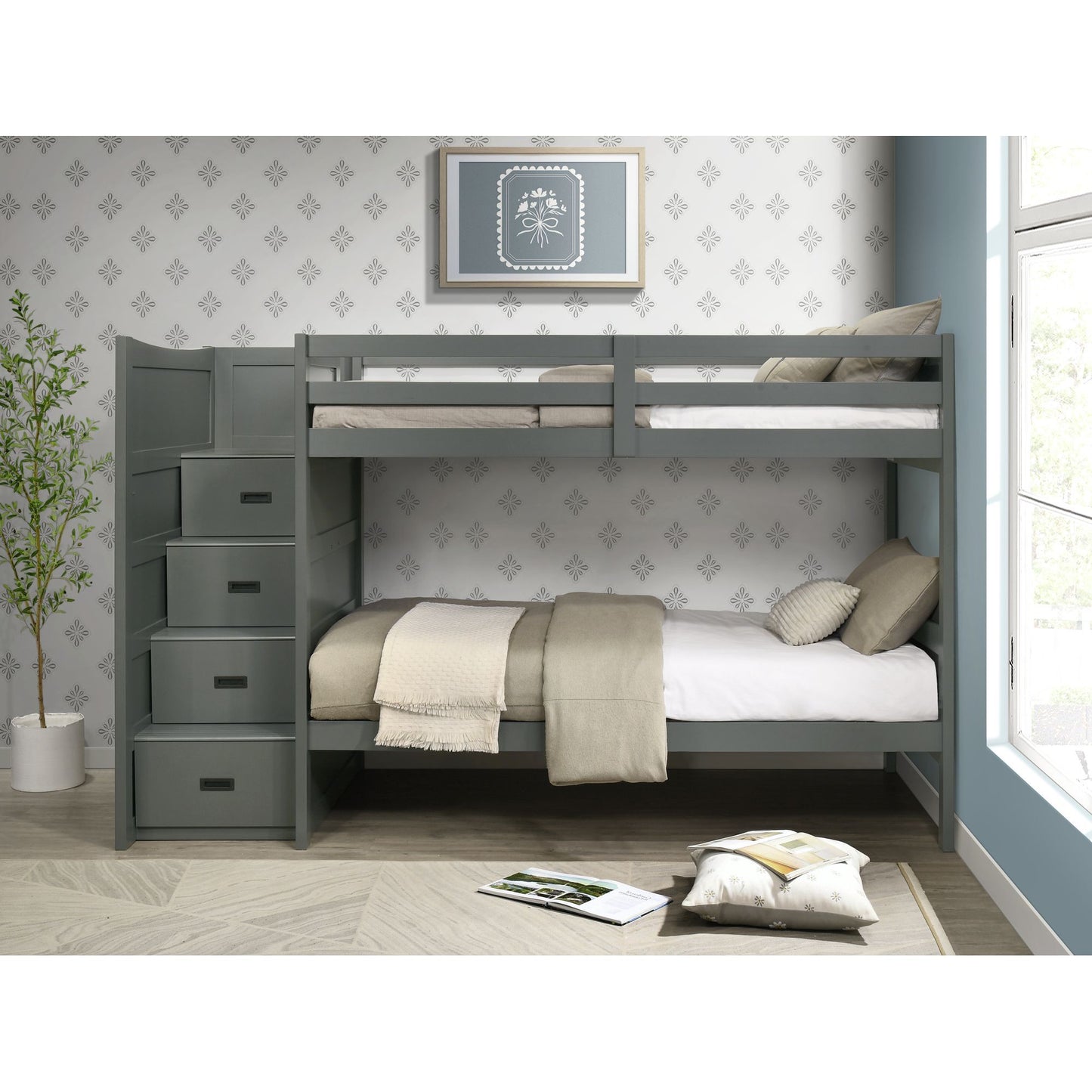 Sami - Step Bunk With Left Headboard