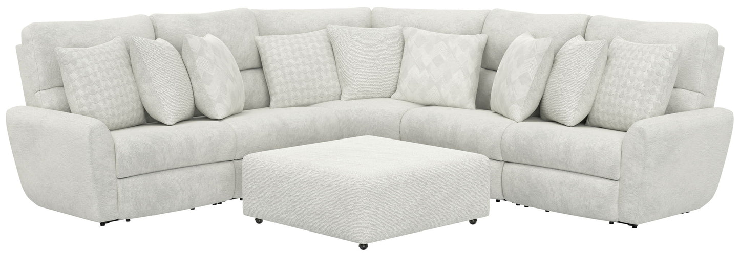 Majesty - Deep Seating Power Reclining Sectional And Ottoman
