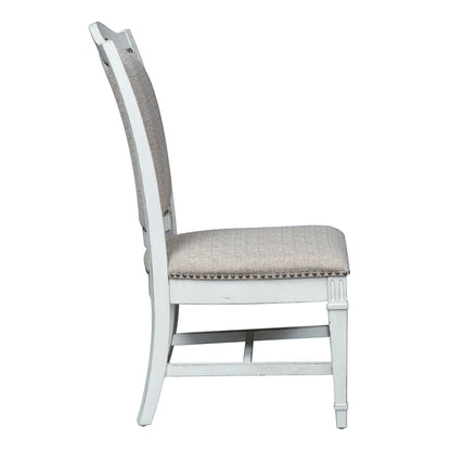 Abbey Park - Upholstered Side Chair - Antique White