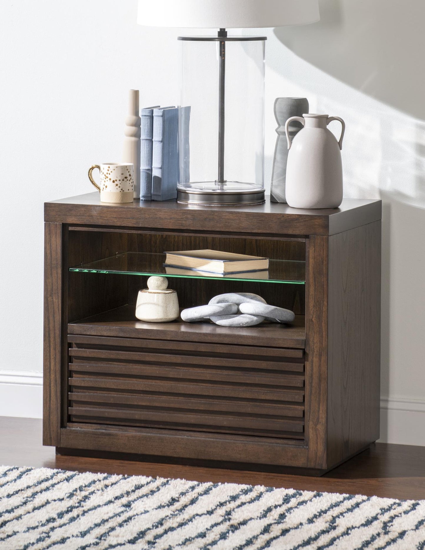 Architect - Open Nightstand - Onyx