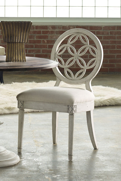 Melange - Brynlee Side Chair - White