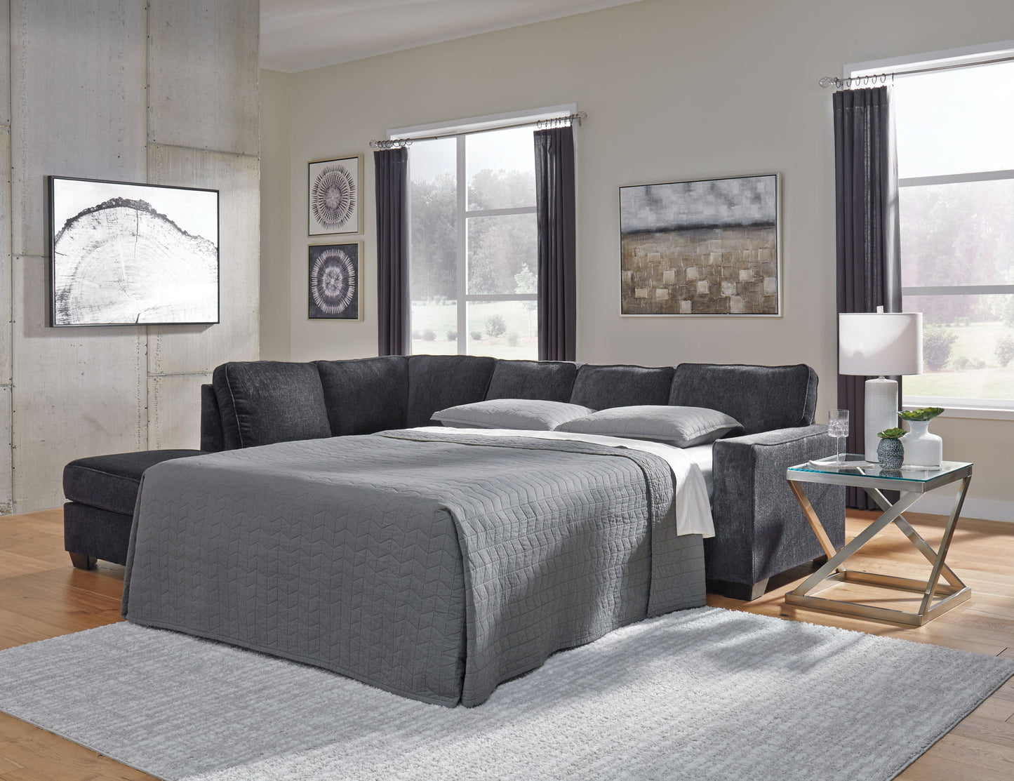 Altari - Raf Full Sofa Sleeper - Slate