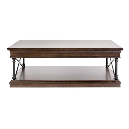 Tribeca - Rectangular Cocktail Table - Cordovian Brown