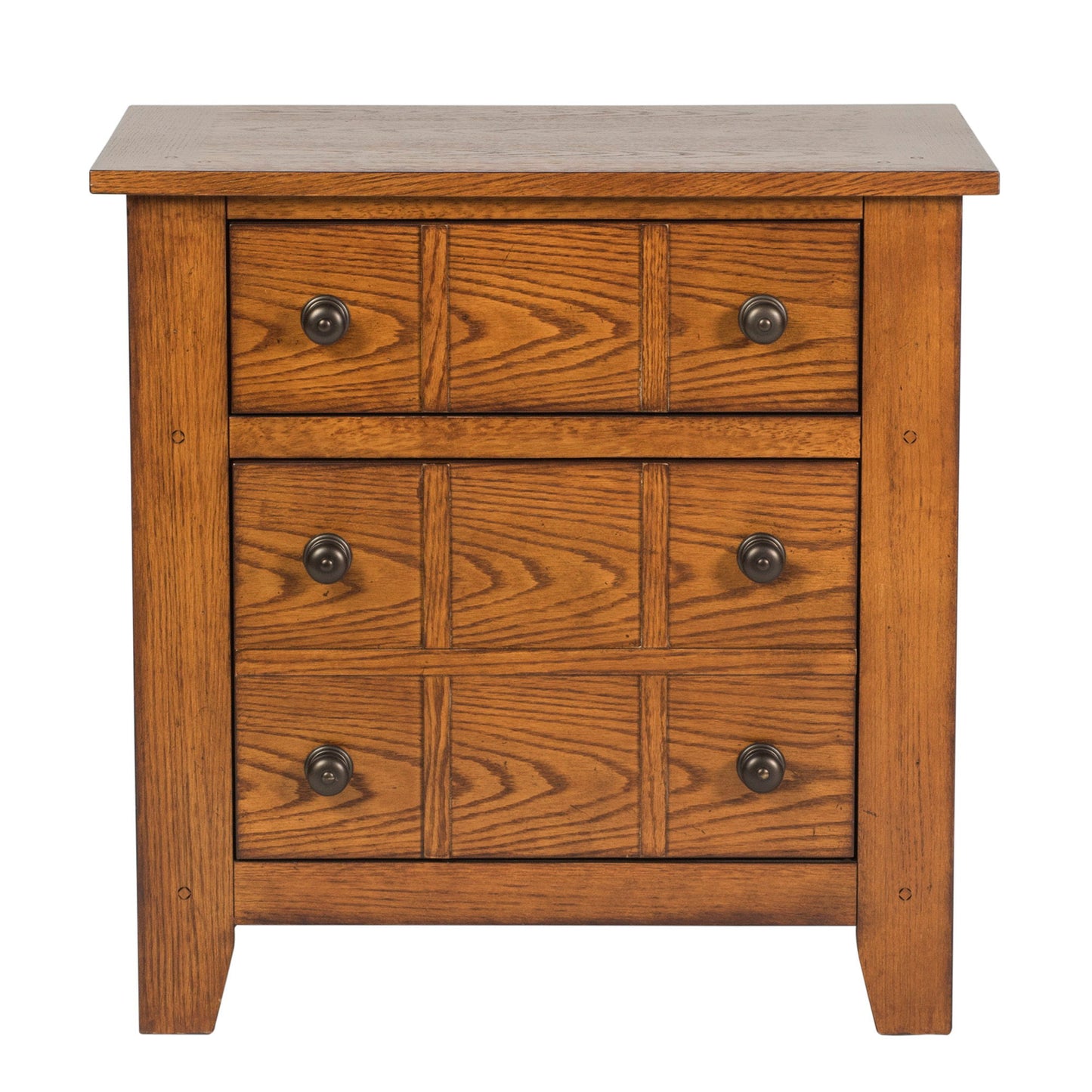 Grandpas Cabin - Nightstand - Aged Oak