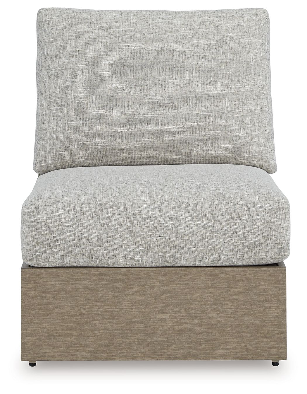 Kimpton Isle - Armless Chair With Cushion - Brown / Beige