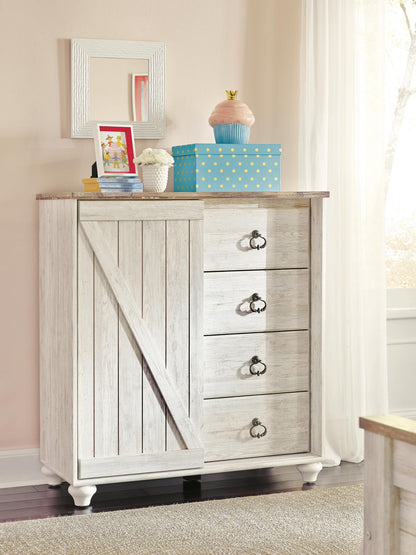 Willowton - Dressing Chest - Whitewash