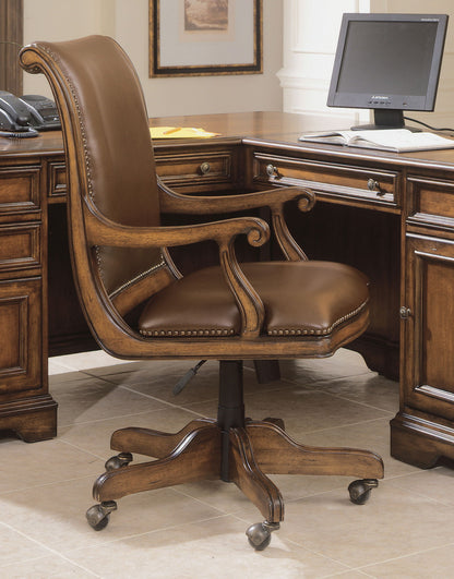 Brookhaven - Desk Chair - Light Brown / Dark Brown
