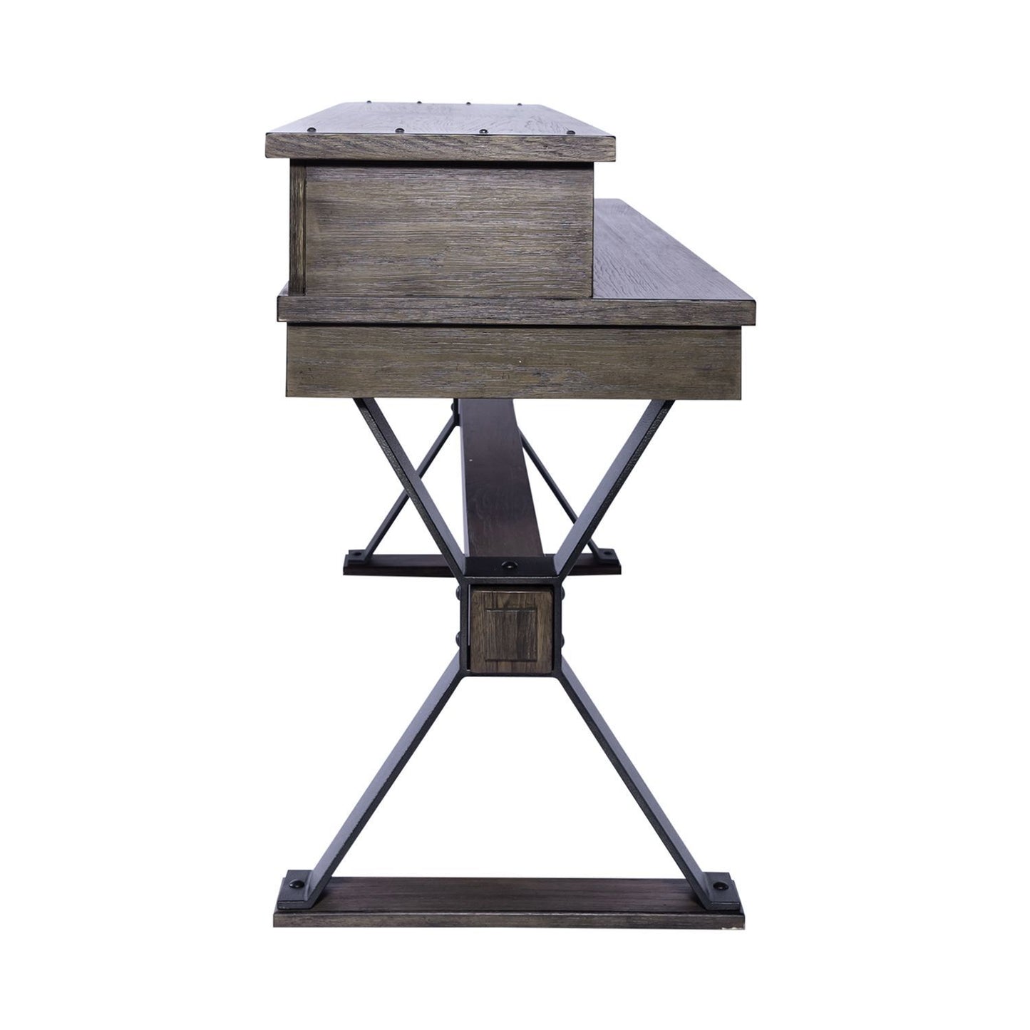 Sonoma Road - Console Bar Table - Weathered Beaten Bark