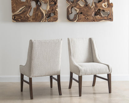 Langley - Upholstered Chair (Set of 2) - Tawny Brown