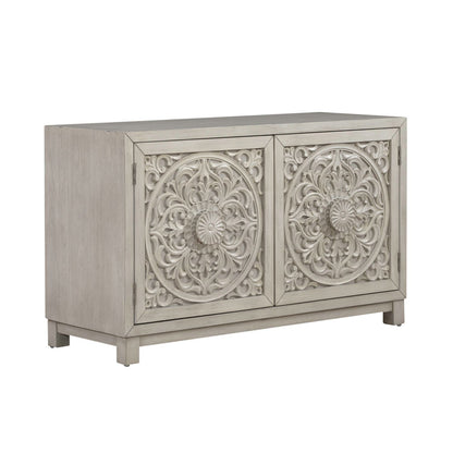 Sundance - 2 Door Accent Cabinet - Antique Linen