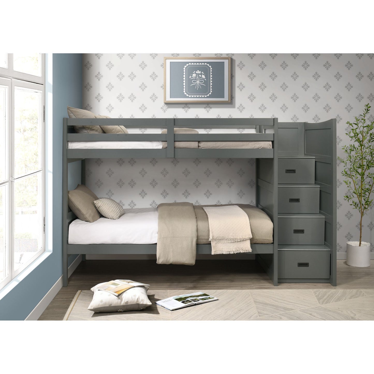 Sami - Step Bunk With Right Headboard