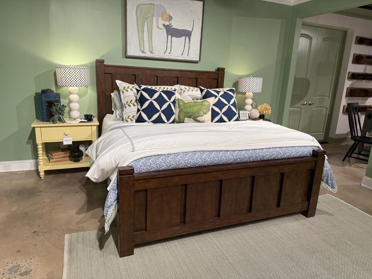 Lake House - Horizontal Slat Panel Bed