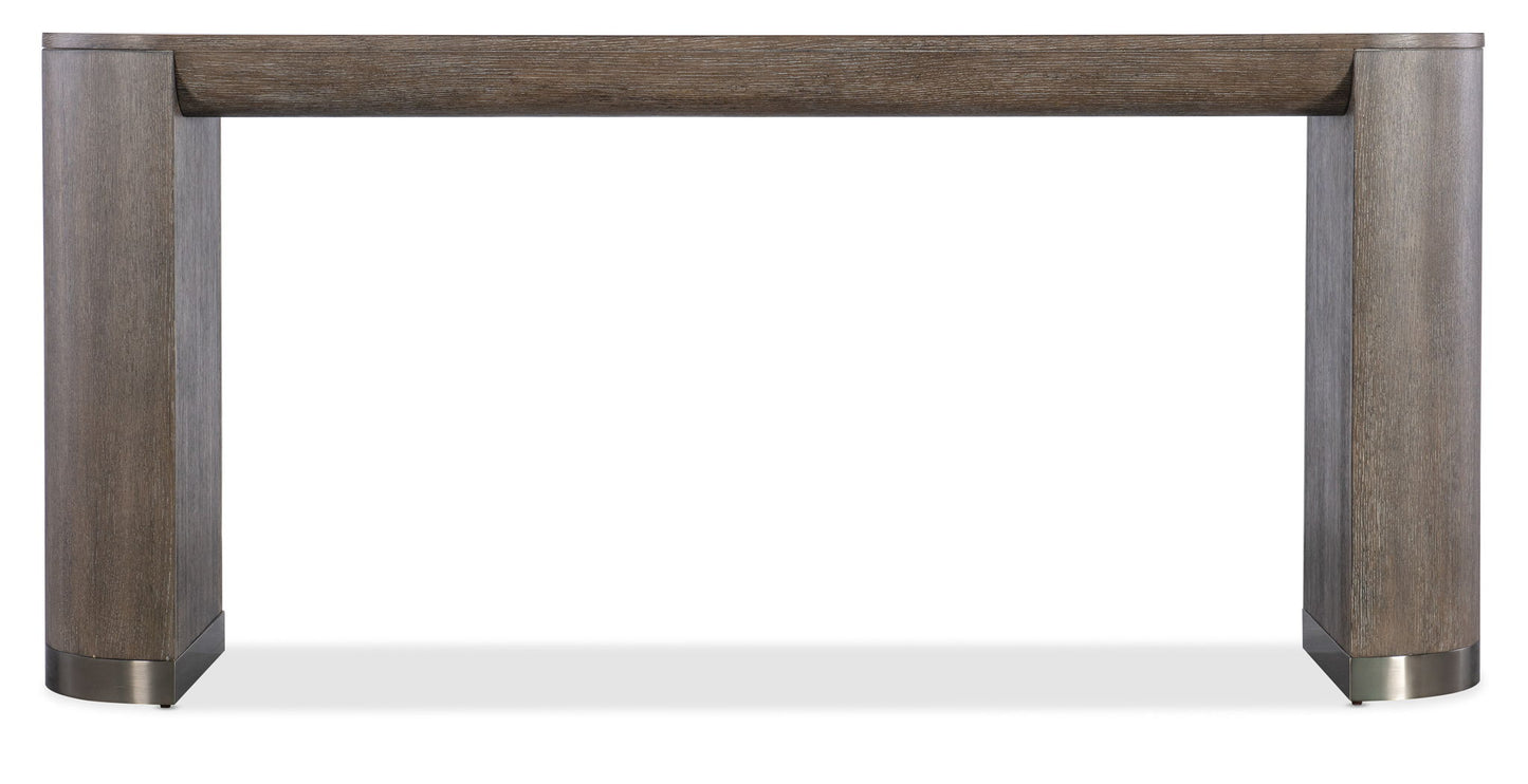 Modern Mood - Mink Console Table - Dark Brown / Dark Gray