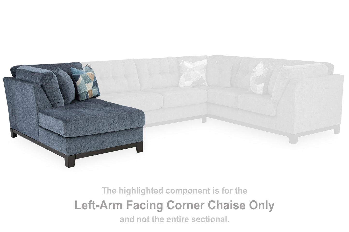 Maxon Place - Laf Corner Chaise - Navy