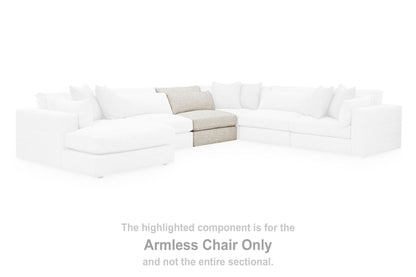 Ashbourne Estate - Armless Chair - Snowstone