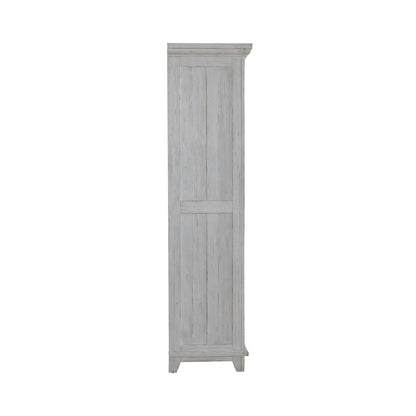 River Place - Armoire - Riverstone White & Tobacco