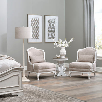 Magnolia Manor - Upholstered Accent Chair - Antique White