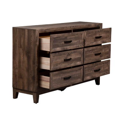 Ridgecrest - 6 Drawer Dresser - Cobblestone
