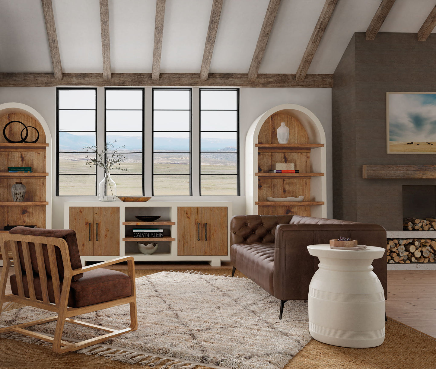 Big Sky - Tahoe Etagere - Beige