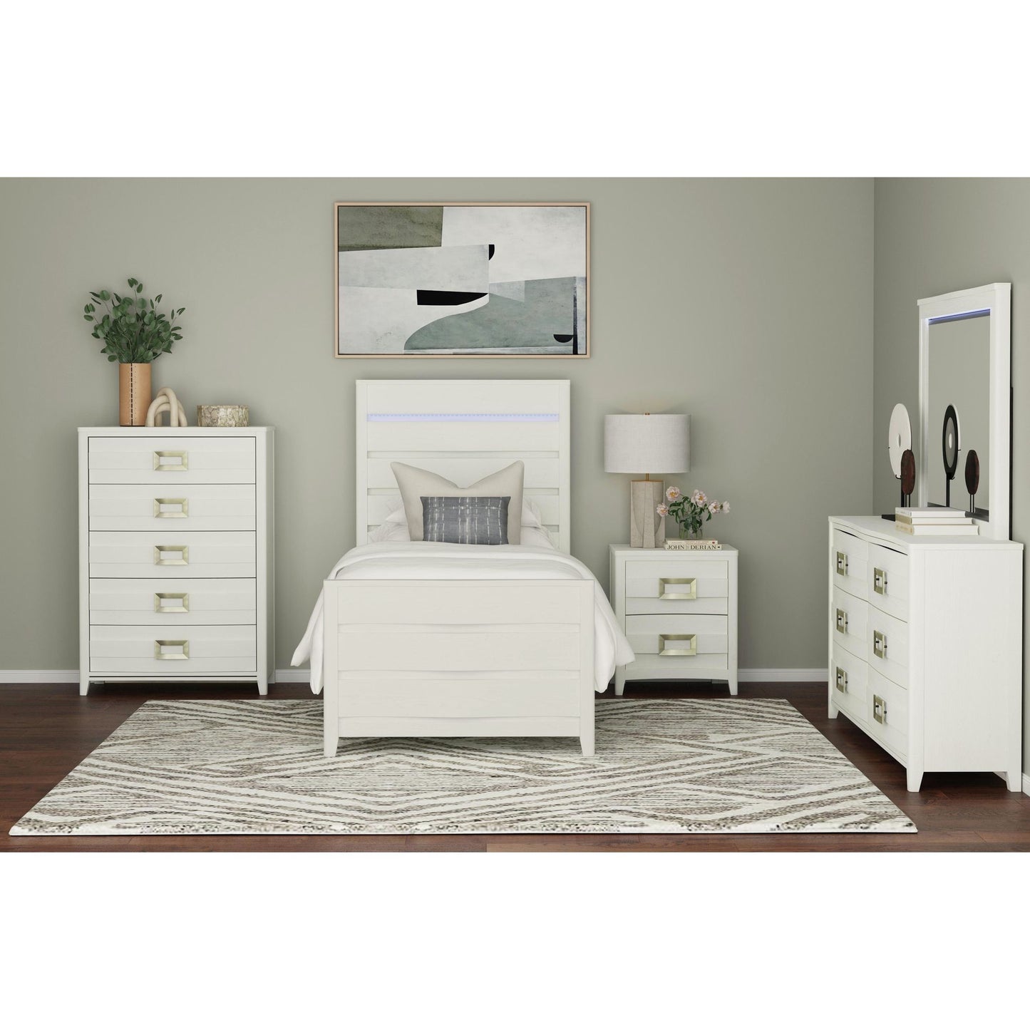 Tobias - Bed With LED