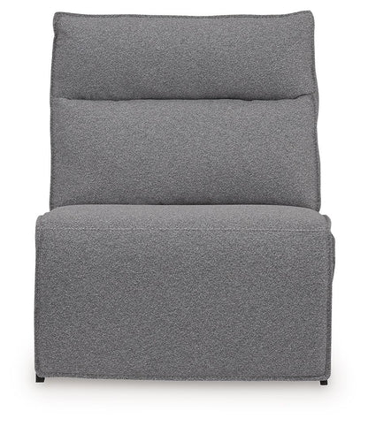 Modmax II - Power Armless Recliner With Adjustable Headrest - Salt And Pepper