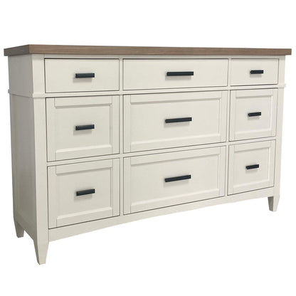 Americana Modern Bedroom - 9 Drawer Dresser