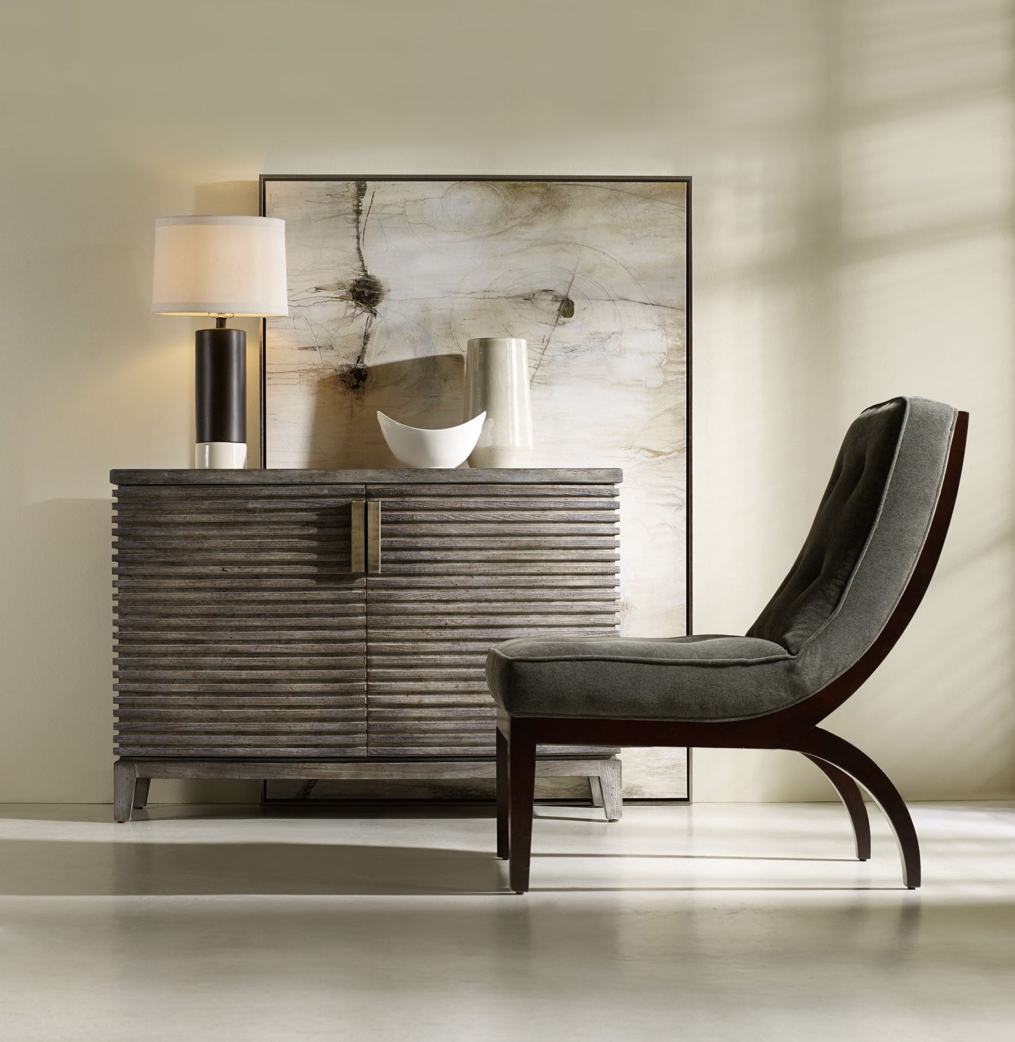 Melange - Delano Chest - Dark Gray