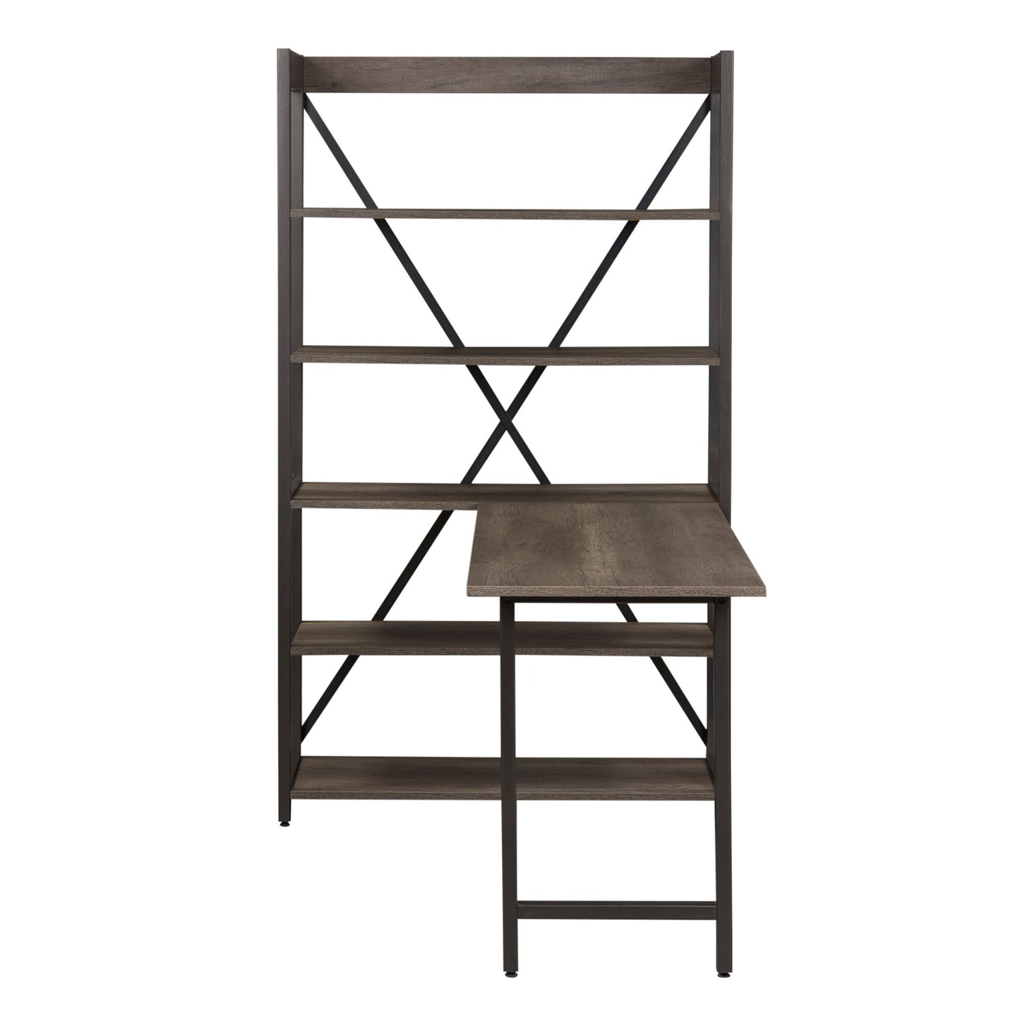 Tanners Creek - 2 Piece Home Office Set (Desk And Bookcase) - Graystone