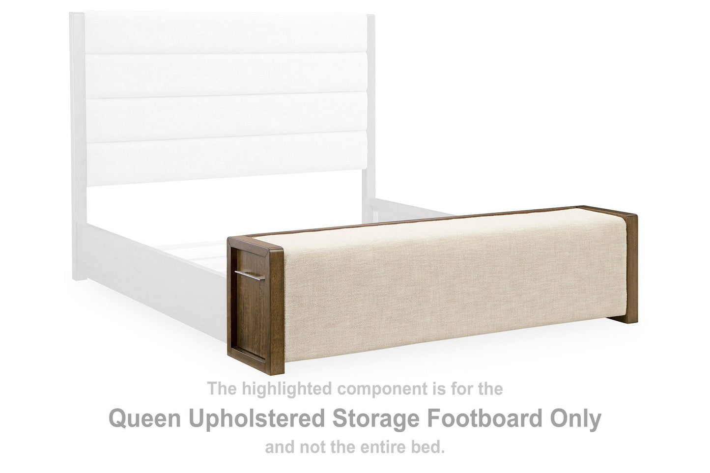 Marxmore - Queen Upholstered Storage Footboard - Brown