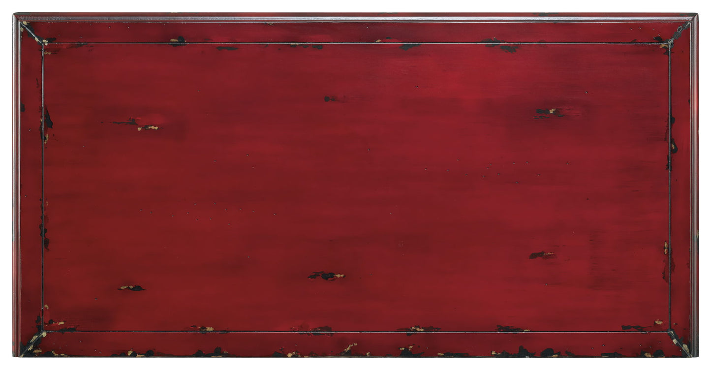 Home Accent - Bombe Chest - Red