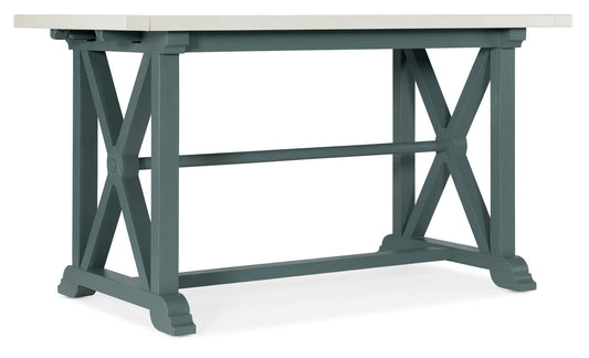 Serenity - Piers Friendship Table With 2-12" Leaves - White