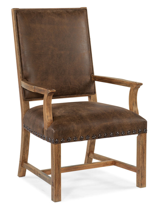 Big Sky - Host Chair (Set of 2) - Dark Brown