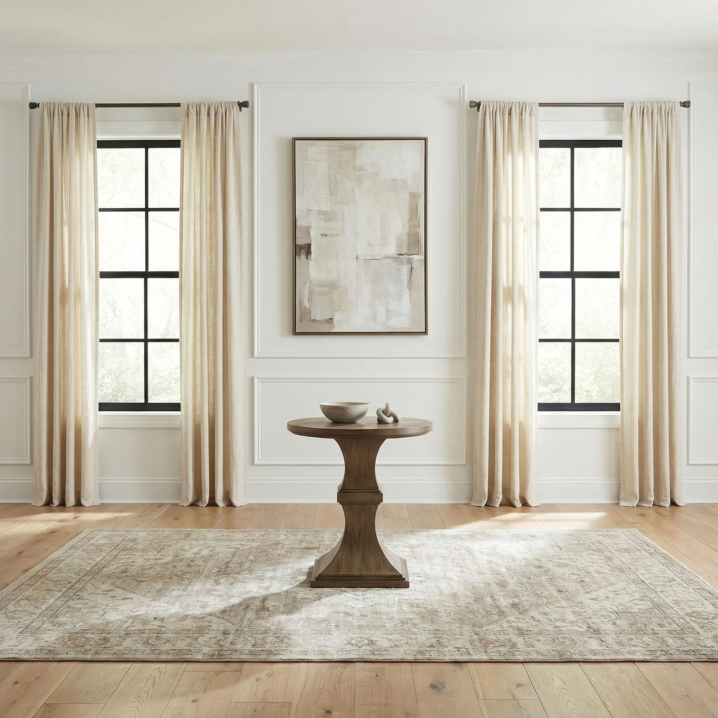 Artisan Home - Round Chairside Table - Sienna Stone