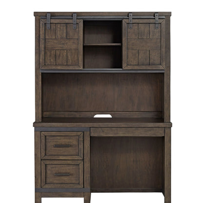 Thornwood Hills - 2 Piece Desk Set - Rock Beaten Brown