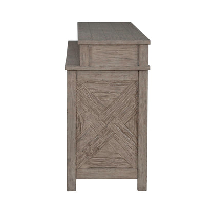 Skyview Lodge - Console Bar Table - Cobblestone