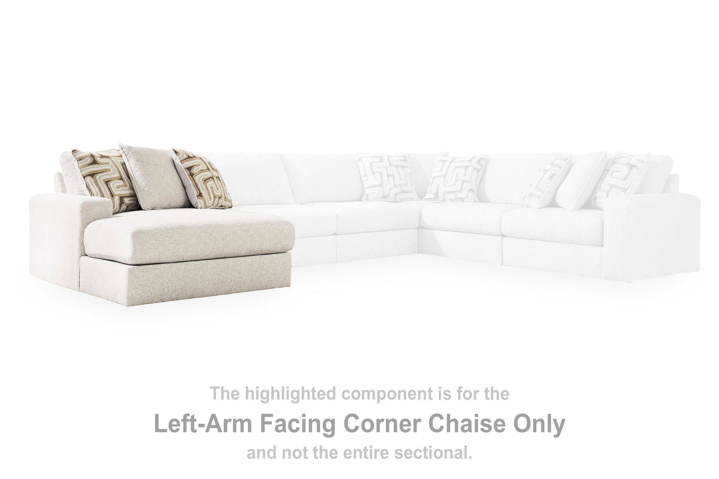 Kestrie - LAF Corner Chaise - Feathered