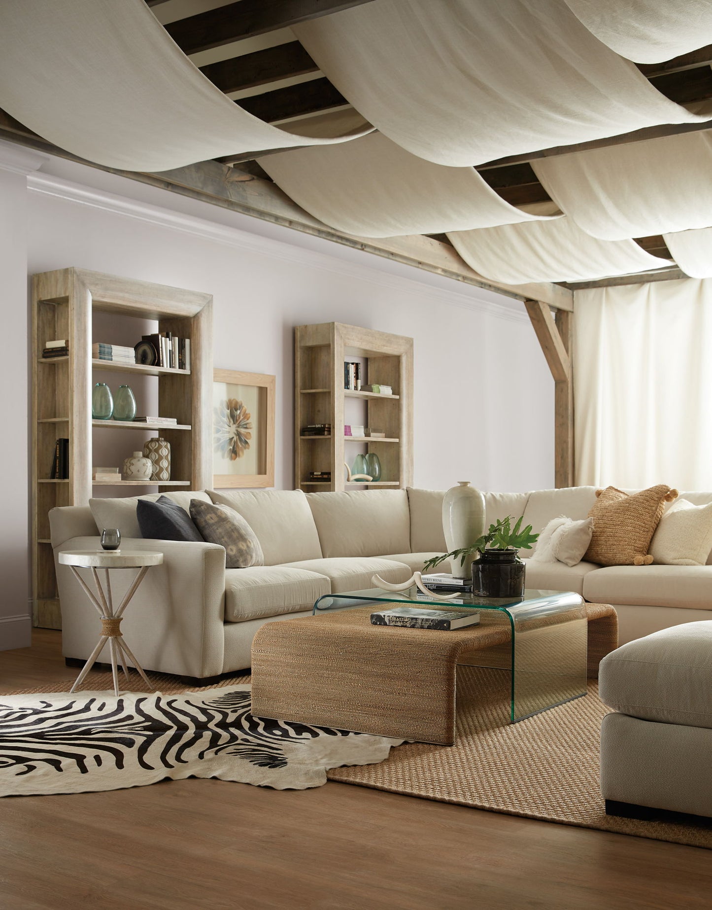 Amani - Accent Table - Beige