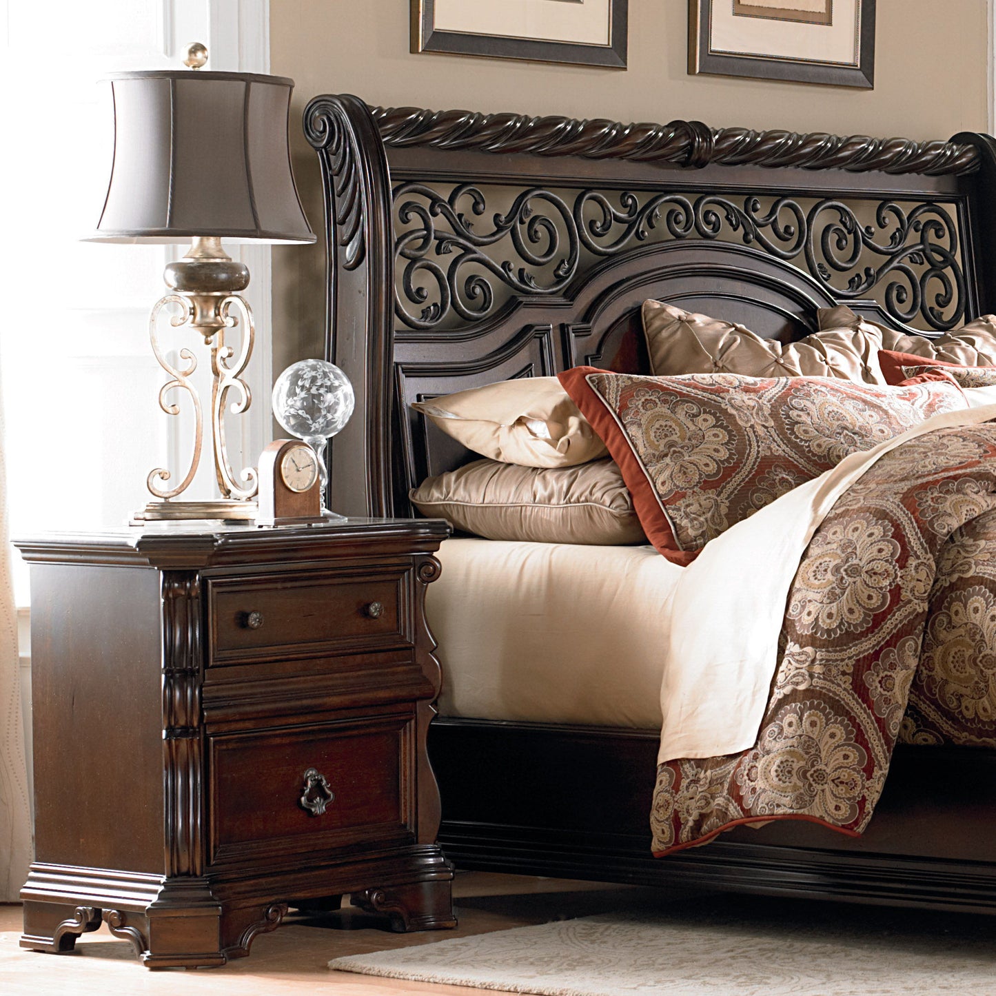 Arbor Place - Nightstand - Brownstone