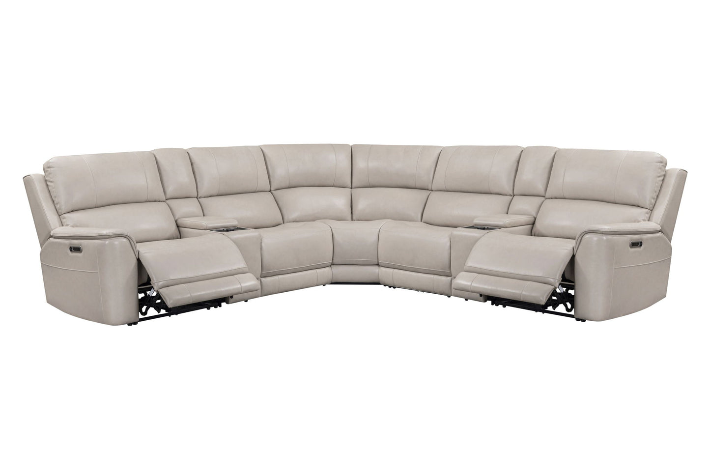 Easton - Power Reclining Sectional With Power Adjustable Headrests